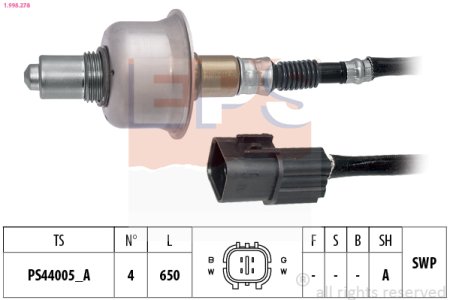 Sonda lambda EPS 1.998.278 3921003110 HYUNDAI