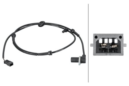 Czujnik ABS HELLA 6PU 012 806-891 8E0927807G AUDI A4 04-08 tył