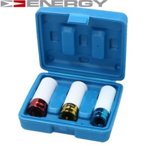 Nasadki powlekane do felg alum. 1/2, ENERGY NE00970 NASADKI DO FELG 3 szt.