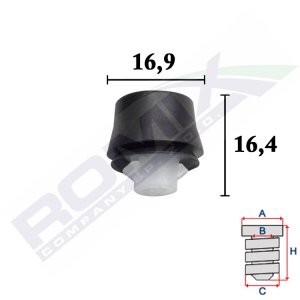 Odbój gumowo-plastikowy drzwi ROMIX COMPANY C70689 9054109124 TOYOTA