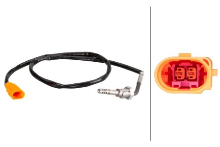 Czujnik temperatury spalin HELLA 6PT 010 376-261 03P906088D SEAT SKODA VW