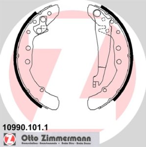 Szczęki hamulcowe ZIMMERMANN 10990.101.1 357698525CX