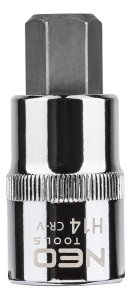 Końcówka sześciokątna na nasadce 1/2