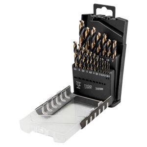 WIERTŁA DO METALU , PRO-TEC, 1.0-10.0 MM, ZESTAW 19 SZT.