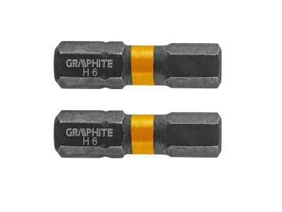 BITY UDAROWE HEX6 X 25 MM, 2 SZT.