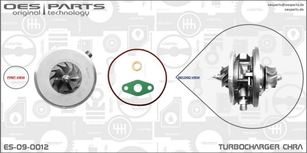 Wkład turbosprężarki CHRA OES PARTS ES-09-0012 705650 