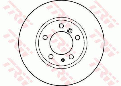 Tarcza hamulcowa TRW DF2555 34111161693