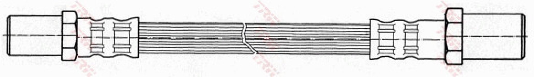 Przewód hamulcowy giętki TRW PHA261 21083506085