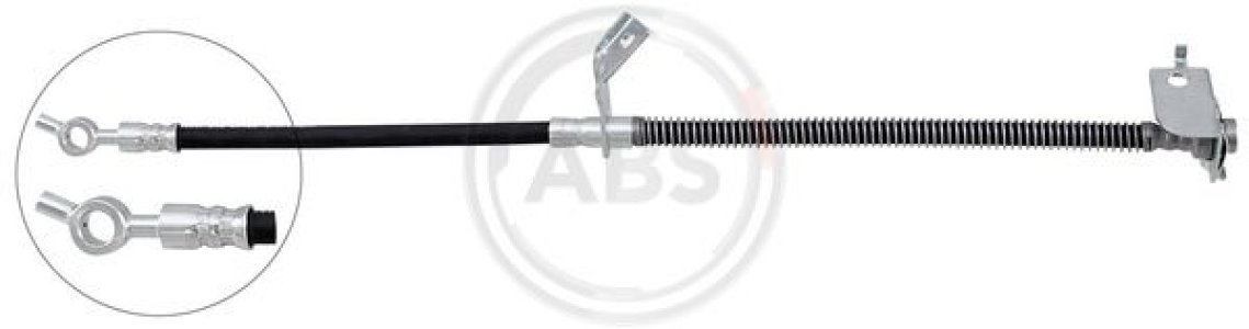 Przewód hamulcowy giętki A.B.S. SL6621 58731A6000 HYUNDAI I30  11- LP