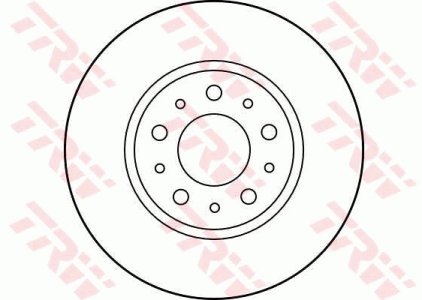 Tarcza hamulcowa TRW DF1697 6848902