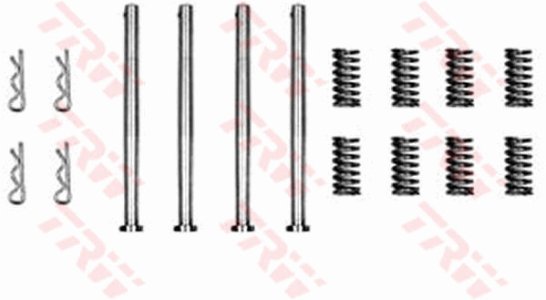 Zestaw montażowy klocków hamulcowych TRW PFK145 35009700000