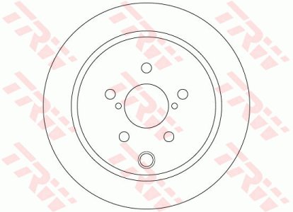 Tarcza hamulcowa TRW DF6503 26700FJ000 tył