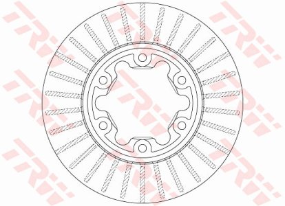 Tarcza hamulcowa TRW DF6630 SE343325X