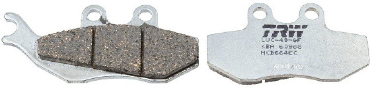 Klocki hamulcowe TRW MCB664EC 