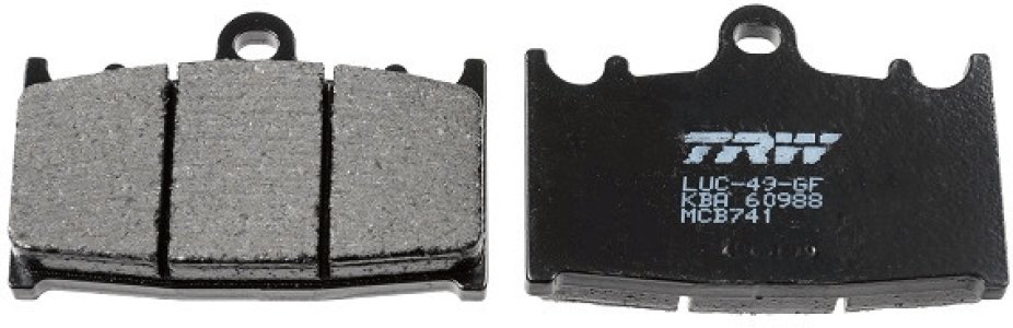 Klocki hamulcowe TRW MCB741 
