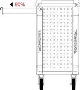 WÓZEK NARZĘDZIOWY 7 SZUFLAD PREMIUM 515CZEŚCI