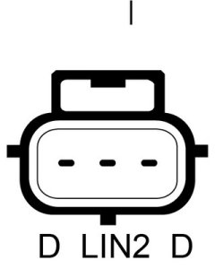 Alternator LUCAS LRA03854 1042106590 12V CHRYSLER JEEP LANCIA