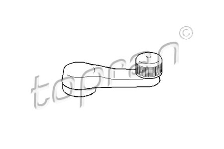 Korbka podnośnika szyb TOPRAN 103 101 1H0837581B