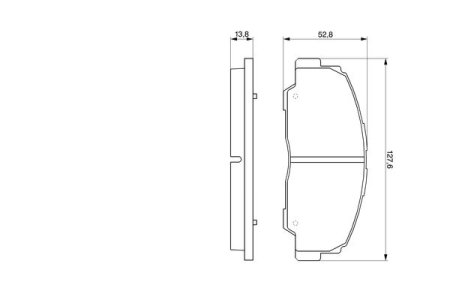 Klocki hamulcowe BOSCH 0986424297 449160060000