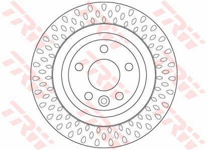 Tarcza hamulcowa TRW DF6387 30769060