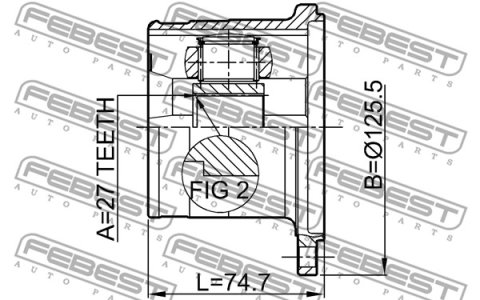 PRZEGUB WEW. NISSAN NAVARA/PICK UP 27X126
