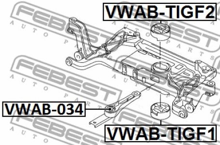 TULEJA WAH. AUDI A3/A3 SPORTBACK (8P) 2003-2013