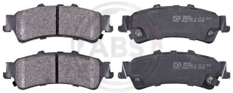 Klocki hamulcowe A.B.S. 38792 18026447