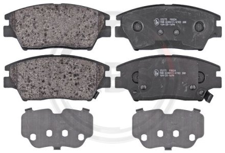 KLOCKI HAMULCOWE A.B.S. 35275 48130350B0 SSANGYONG TIVOLI 15- PRZÓD