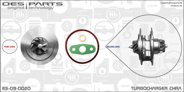 Wkład turbosprężarki CHRA OES PARTS ES-09-0020 49135-05830 