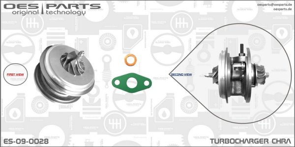 Wkład turbosprężarki CHRA OES PARTS ES-09-0028 53039700130 