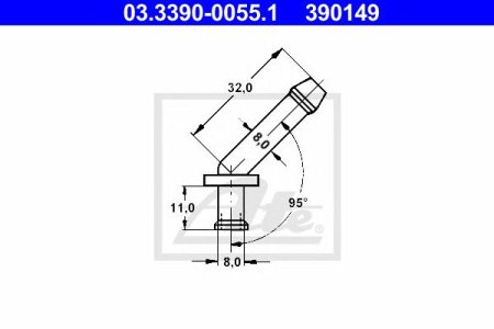 ŁĄCZNIK PRZEWODU ATE 0333900055 559520