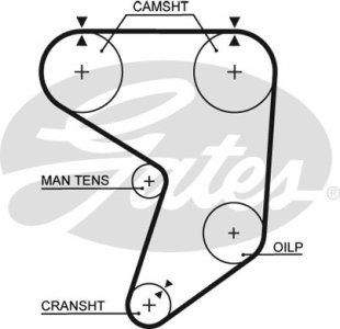 Pasek rozrządu GATES 5195XS 1356842010