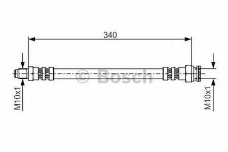 Przewód hamulcowy giętki BOSCH 1987476393 