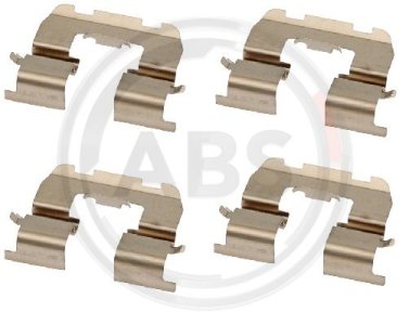 Zestaw montażowy klocków hamulcowych A.B.S. 2016Q 77367717 FIAT TIPO  15