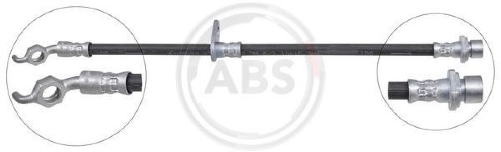 Przewód hamulcowy giętki A.B.S. SL1570 9094702H48 TOYOTA PRIUS 15- tył