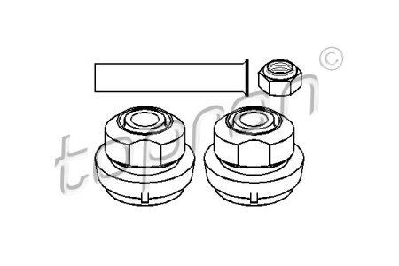 Zestaw naprawczy wahacza TOPRAN 400 121 1233301375