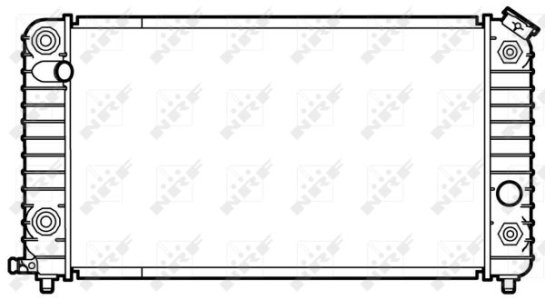 Chłodnica silnika NRF 50338 52462547