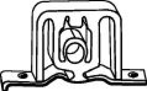 Wieszak gumowy WALKER 80103-22 1J0253144F