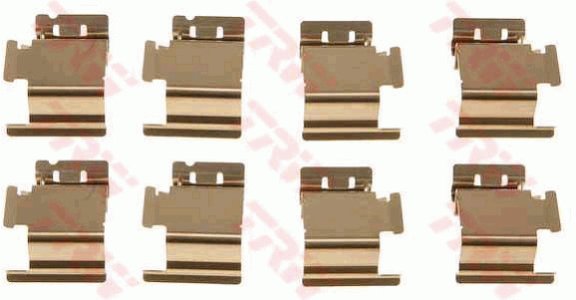 Zestaw montażowy klocków hamulcowych TRW PFK467 7551298