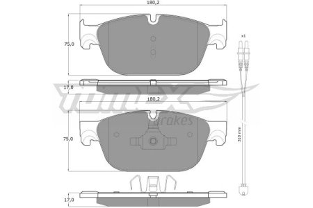 Klocki hamulcowe TOMEX 1678 425473