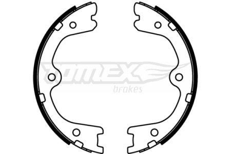 Szczęki hamulcowe TOMEX 2223 44060EA025