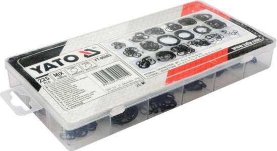 ZESTAW PIERSCIENI SEGERA  WEW+ZEW 225SZT OPK YATO