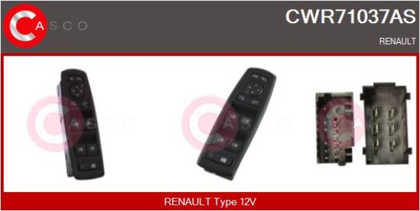 PRZELACZNIK PODNOSNIKA SZYBY PL 19PIN