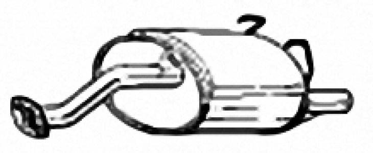 Tłumik końcowy IZAWIT 30.091A 18030SR3A20