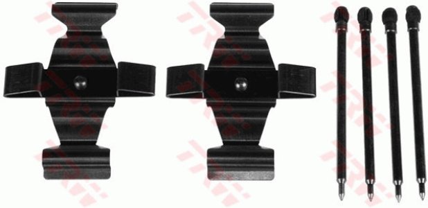 Zestaw montażowy klocków hamulcowych TRW PFK483 41636000