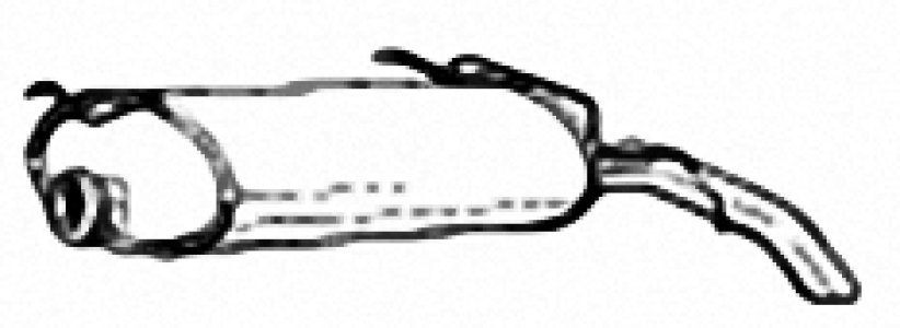 Tłumik końcowy IZAWIT 28.003A 96067243