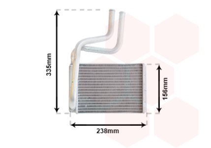 Nagrzewnica VAN WEZEL 18006286 1114283