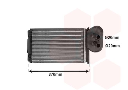 NAGRZEWNICA VAN WEZEL 58006296 701820031 VW