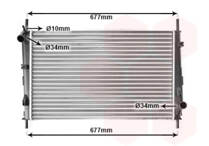CHŁODNICA SILNIKA FORD