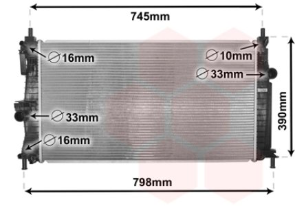 CHŁODNICA SILNIKA VAN WEZEL 58002034 025121253A VW